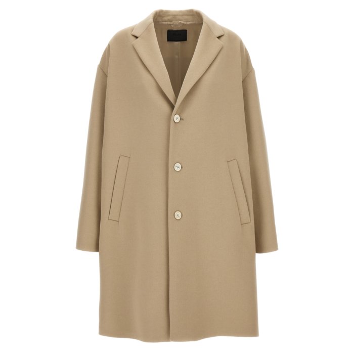 楽天市場】PRADA プラダ SGC026 10VD F0008 ボア ピーコート ネイビー