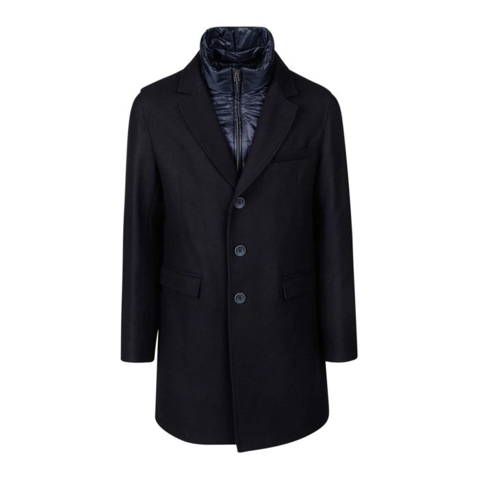 【美品】HERNO ヘルノ メンズ カシミアコート　46 HERNO ヘルノ コート メンズ テック Pコート PE000031U-33345R