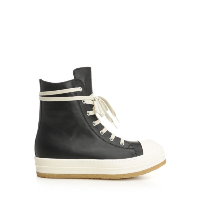 関税送料込★RICK OWENS メガレーススニーカー Rick Owens ジャンボレース スニーカー | ブラック | FARFETCH JP