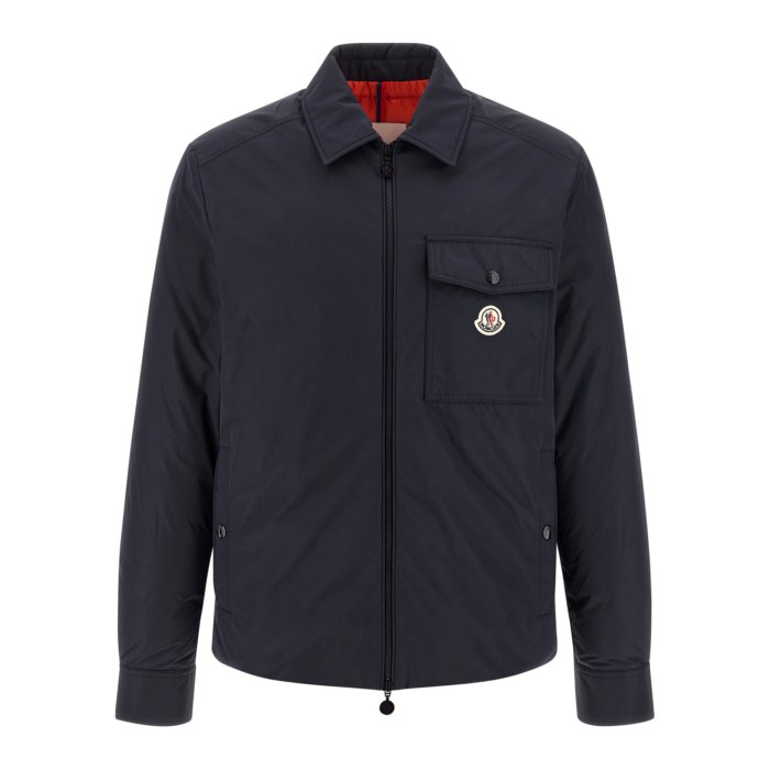 しん♪【美品】MONCLER ナイロンシャツジャケット ブラック 正規品 ダウン シャツジャケット｜MONCLER(モンクレール)｜Ron Herman