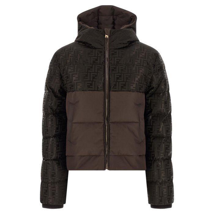 FENDI ブラックダウンジャケット FENDI 【広尾店】 フェンディ ダウン ジャケット ベスト メンズ 黒