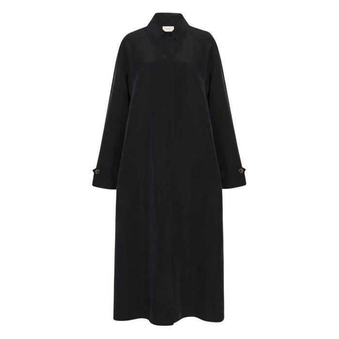 楽天市場】ザ ロウ THE ROW ロングコート ブラック レディース 楽天市場】ザ ロウ THE ROW ロングコート ブラック レディース