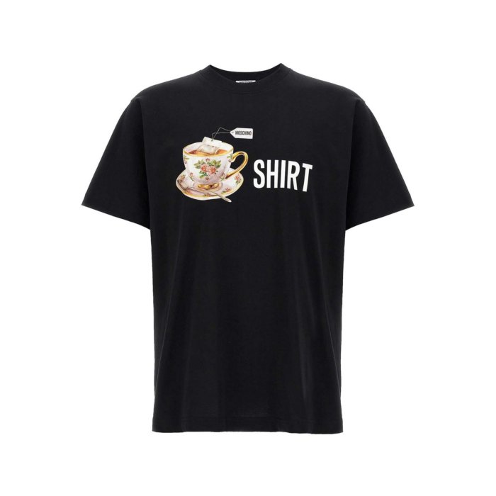 モスキーノ 　ロゴ　Ｔシャツ　オーバーサイズ　ブラック 楽天市場】モスキーノ MOSCHINO メンズ トップス Tシャツ 半袖