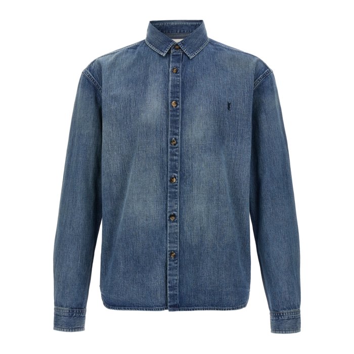 楽天市場】サンローラン SAINT LAURENT デニムシャツ ウエスタンシャツ