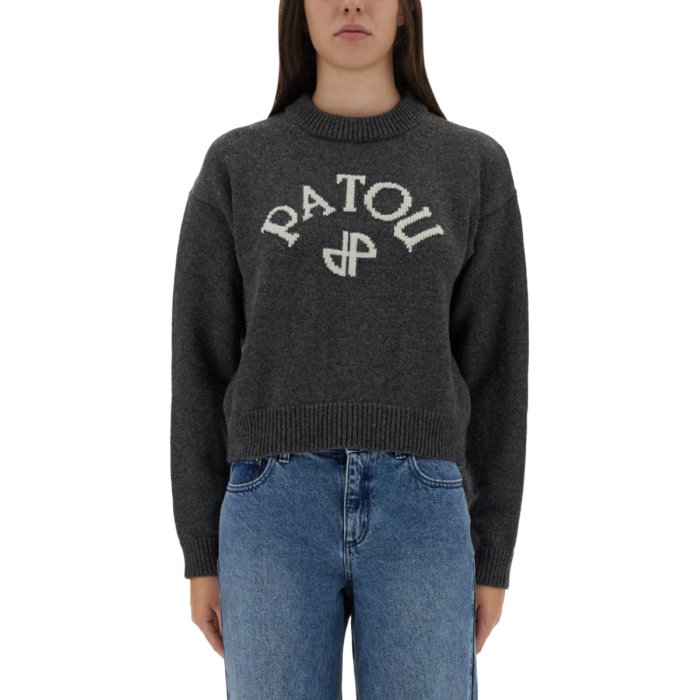 楽天市場】PATOU パトゥ ニット セーター ウール＆カシミア パトゥロゴ
