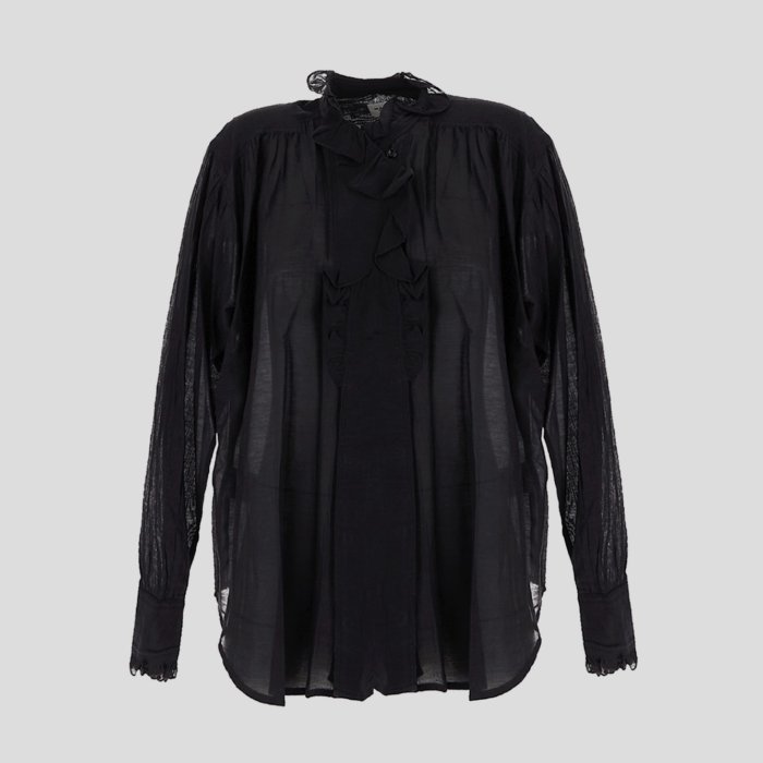 イザベルマラン フリルショルダー 長袖 ブラウス BLACK 楽天市場】ISABEL MARANT イザベルマラン ブラウス JATEDY