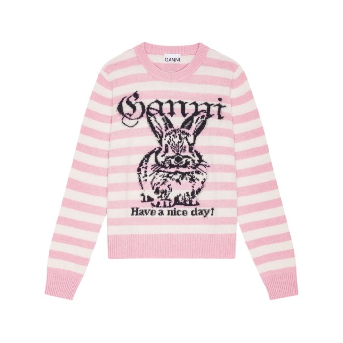 楽天市場】GANNI ガニー カーディガン Striped Chunky Marled