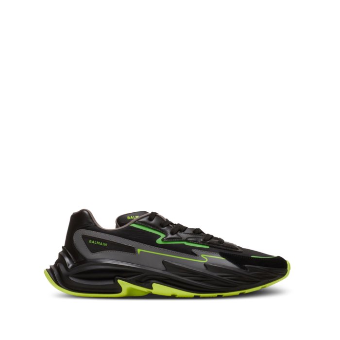 【関税込み】Balmain ブラック＆ホワイト B-East スニーカー Black B-East Sneakers by Balmain on Sale