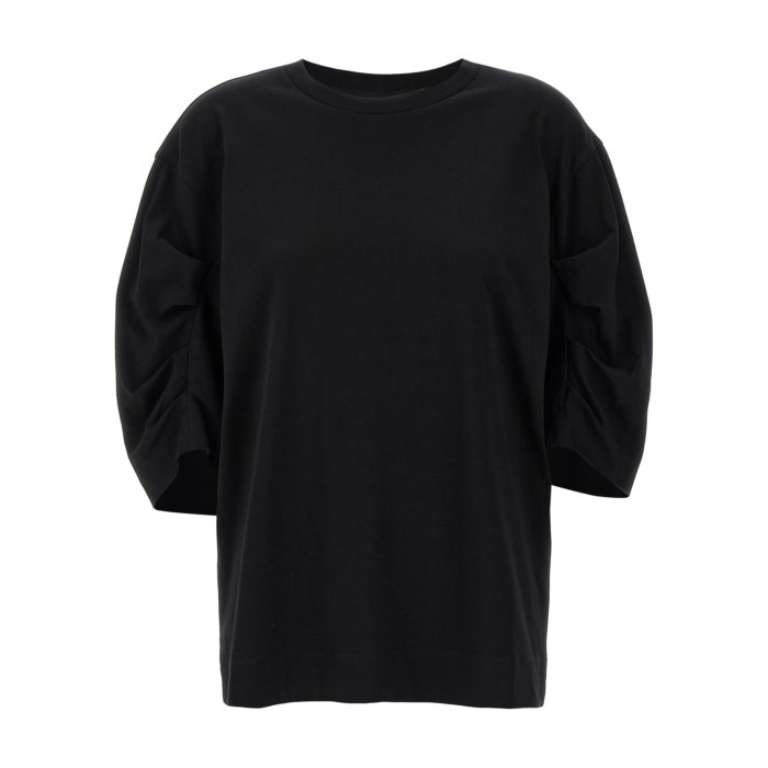 Dries Van Noten シャツ袖カットソー 24SS】DRIES VAN NOTEN / Cabara リボン オーバーサイズシャツ