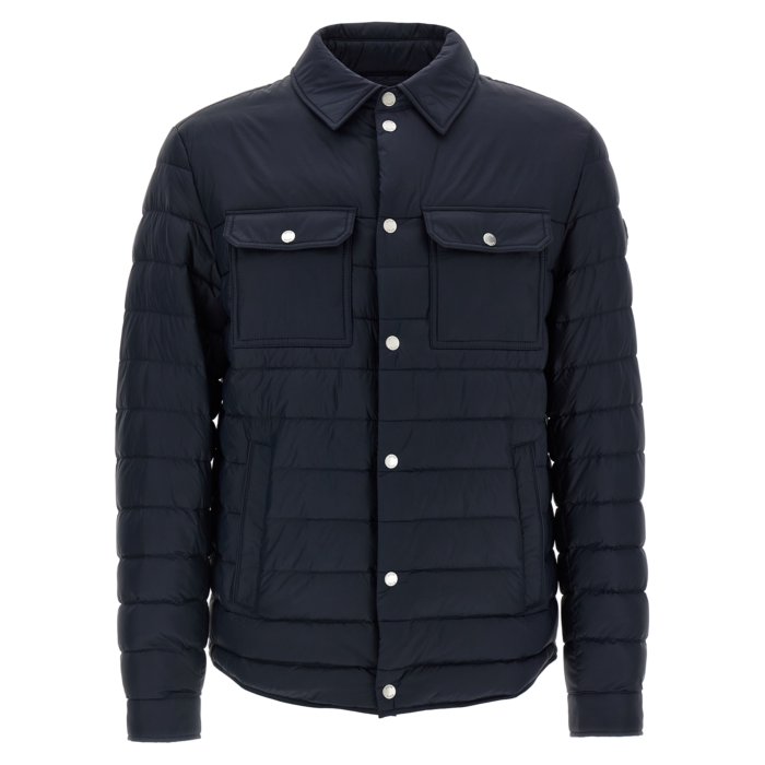 HUGO BOSS ヒューゴボス ジャケット ネイビー ノーカラージャケット HUGO BOSS (ヒューゴボス) ウール シングル ブレザー MARZOTTO