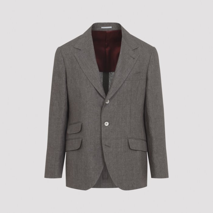 楽天市場】【中古】 Brunello Cucinelli ブルネロクチネリ ﾘﾈﾝ ｼﾞｬｹｯﾄ