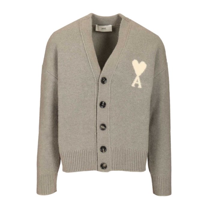 ami アミ アレクサンドル・マテュッシ カーディガン グレー （104）a ami アミ アレクサンドル・マテュッシ カーディガン グレー （104）a