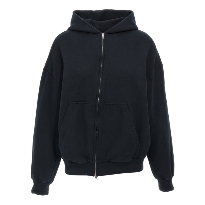 バレンシアガ 21年 コットン パーカー S レディース ブラック 697874 BALENCIAGA バレンシアガ パーカー スウェット トップス