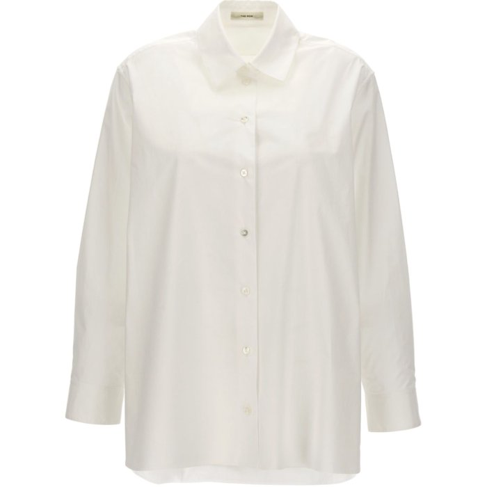 THE ROW ザロウ ボリューム シャツ ブラウス チュニック　E3667 THE ROW ザ ロウ オーバーサイズ シャツ/LUKA SHIRT レディース