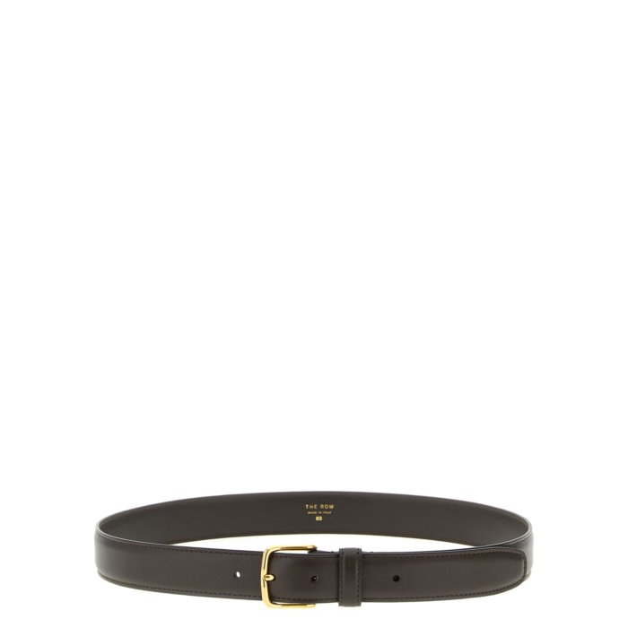 新品S サイズ【ザ・ロウ】The Row Classic レザーベルト The Row】CLASSIC BELT ☆ ベストセラー ♪ ブラック (The Row