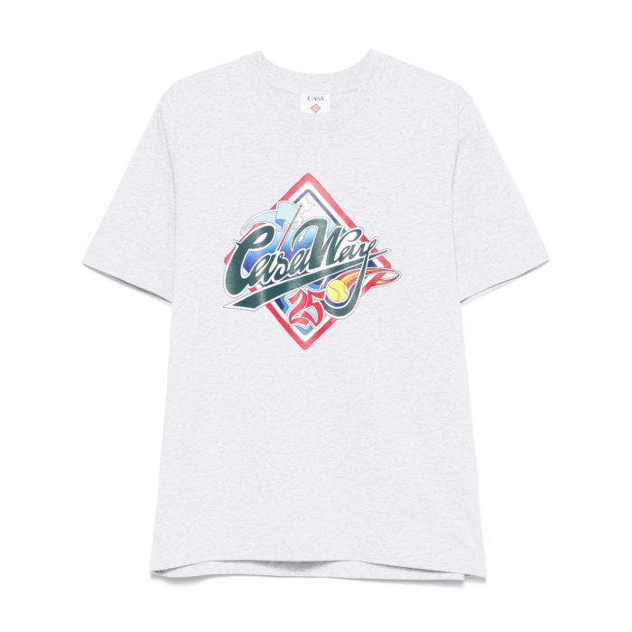 【関税込み】Casablanca グリーン Montagne 長袖Tシャツ Montagne T-Shirt | Casablanca Paris