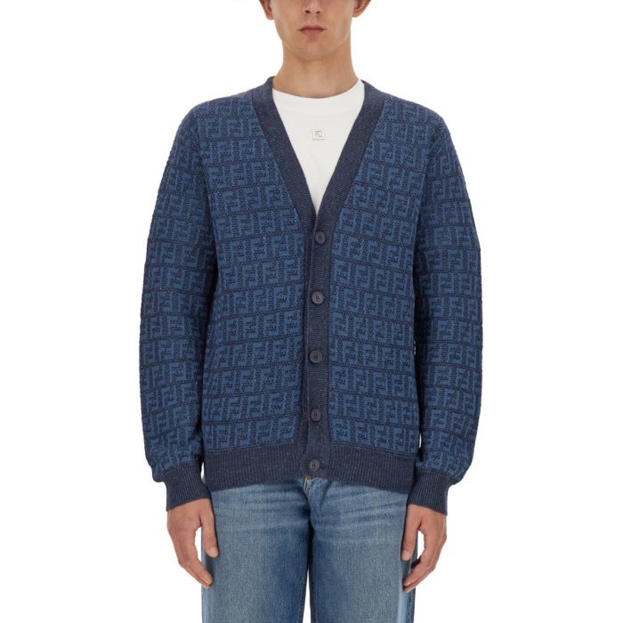 FENDI フェンディ　カーディガン　アウター フェンディ(FENDI)フェンディ FFエンボスロゴ カーディガン 衣料