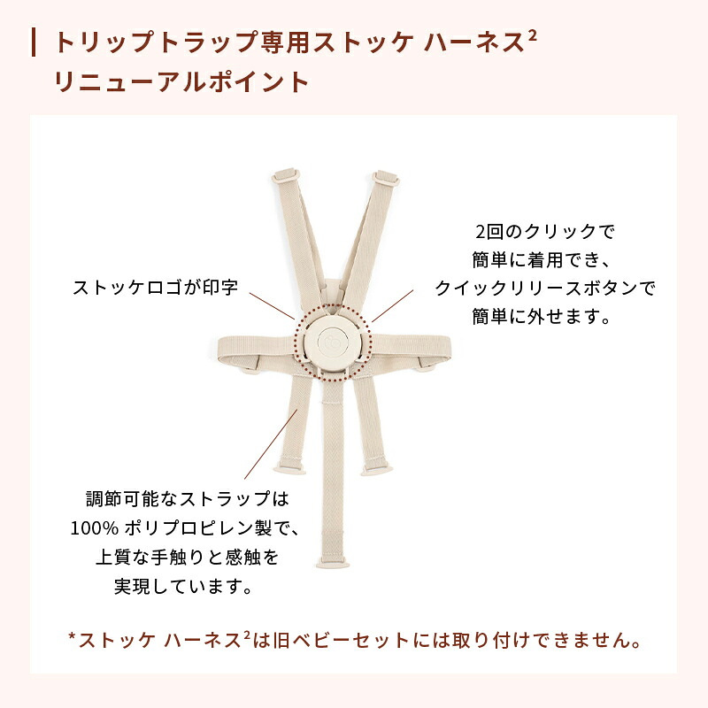 【公式店限定】 ストッケ トリップトラップ ハーネス2 ブラック ハーネス STOKKE TRIPP TRAPP 安全 ベルト ハーネス ベビーチェア ハイチェア ベビーセット アクセサリー 椅子 イス 調節 可能 5点式 ベビー 赤ちゃん 子供 正規品 メーカー保証