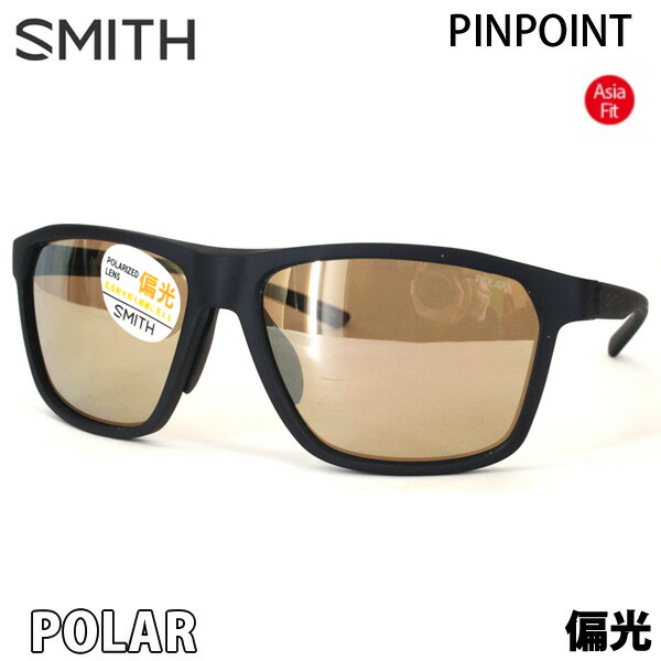 [正規品 無料ラッピング可]スミス サングラス　偏光レンズ　PINPOINT MATTE BLACK - X-ac Orange31 SLV POLARIZED レンズ　fishing polarx SMITH サングラス　日本正規品【C1】【s6】