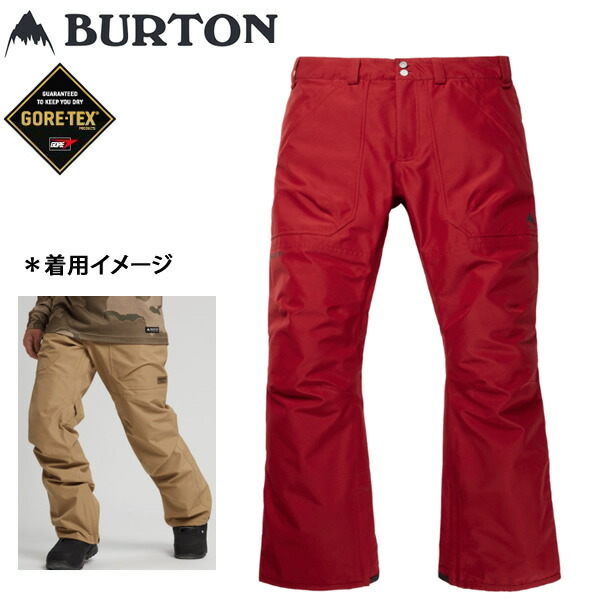 バートン 22-23 スノーボード ウェア メンズ ゴアテックス パンツ GORETEX BALLAST - pants Sun Dried Tomato GORE-TEX BURTON