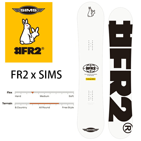 22-23 SIMS/シムス FR2 FXXKING RABITTS コラボ 22-23 SIMS/シムス FR2 FXXKING RABITTS コラボ板