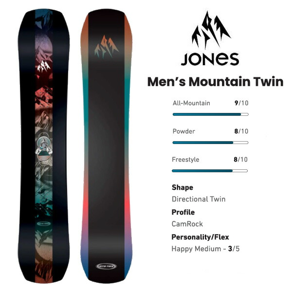JONES mountain twin ジョーンズマウンテンツイン スノーボード JONES SNOWBOARDS ジョーンズ スノーボード MOUNTAIN TWIN SPLIT