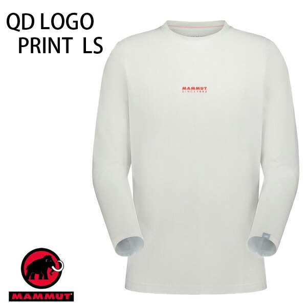 マムート メンズ　吸汗速乾　QD ロゴ プリント ロングスリーブ Tee アジアンフィット1016-01030 QD Logo Print Longsleeve T-shirts AF Men mammut　長袖　 Tシャツ【N1】【s6】 5,760円