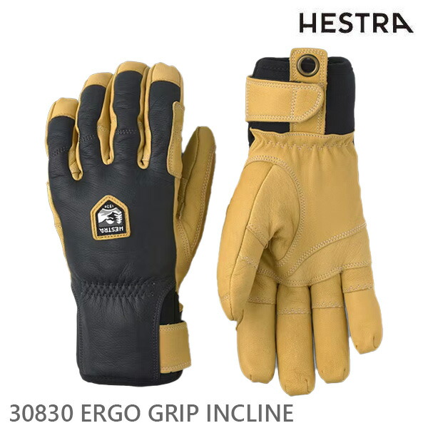 ヘストラ グローブ エルゴ グリップ インクライン Grey / Natural Brown ( 30830 ) HESTRA ERGO GRIP INCLINE ( 25-26 2026 ) 【s6】