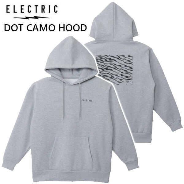 エレクトリック スノーボード パーカー ELECTRIC DOT CAMO HOOD / GREY (E25FU06)【s6】