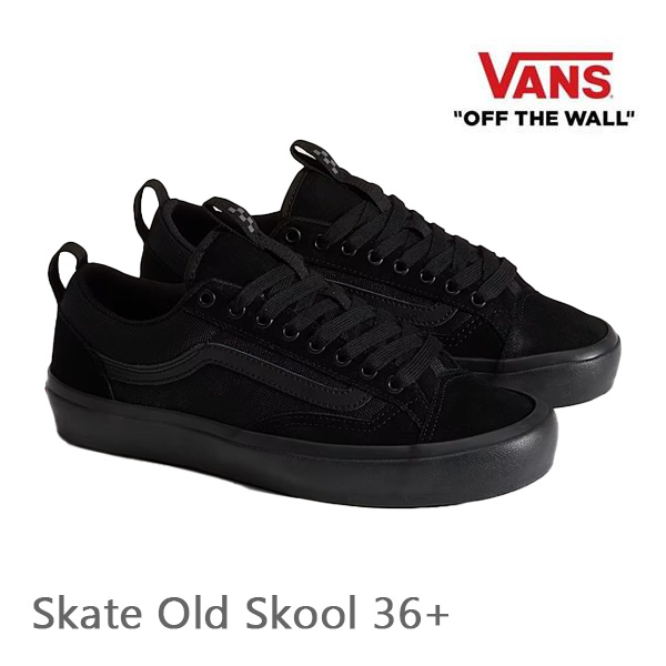【4/9まで★3000円以上で300円OFFクーポン】バンズ スケート オールドスクール 36 + VANS Skate Old Skool 36 + / BLACKOUT( VN000D5R1OJ ) ヴァンズ スニーカー スケボーシューズ【s6】
