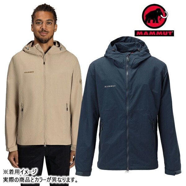 【4/9まで★3000円以上で300円OFFクーポン】マムート MAMMUT ジャケット HIKING WB JACKET ハイキング ウィンドブレーカー フーデッド ジャケット アジアンフィット MARINE 5118 (1012-00391) mammut ジャケット【s6】