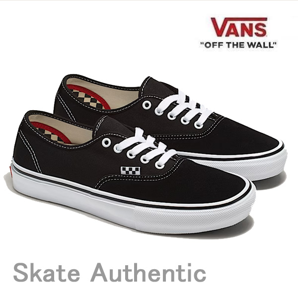 バンズ スケート オーセンティック VANS Skate Authentic / Black/White (VN0A5FC8Y28) ヴァンズ スニーカー スケボーシューズ【s7】｜スノーボードＳＴＯＭＰ