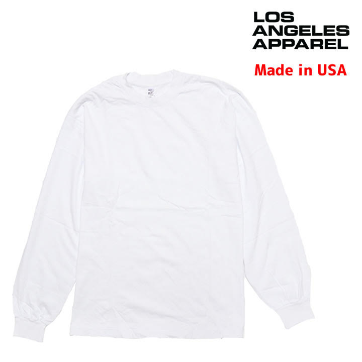 ロサンゼルス アパレル] LA APPAREL (1807GD) 6.5oz L/S Garment Dye T-Shirt メンズ 長袖 Tシャツ  0EPjPX9Swv, メンズファッション - www.velver.hu