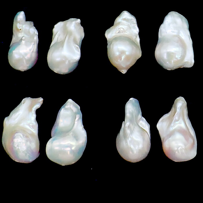 天然淡水パールピアス　オイスターバロック　　ハンドメイドアクセサリー 5a06a06e58eefa90be1813a55860d7