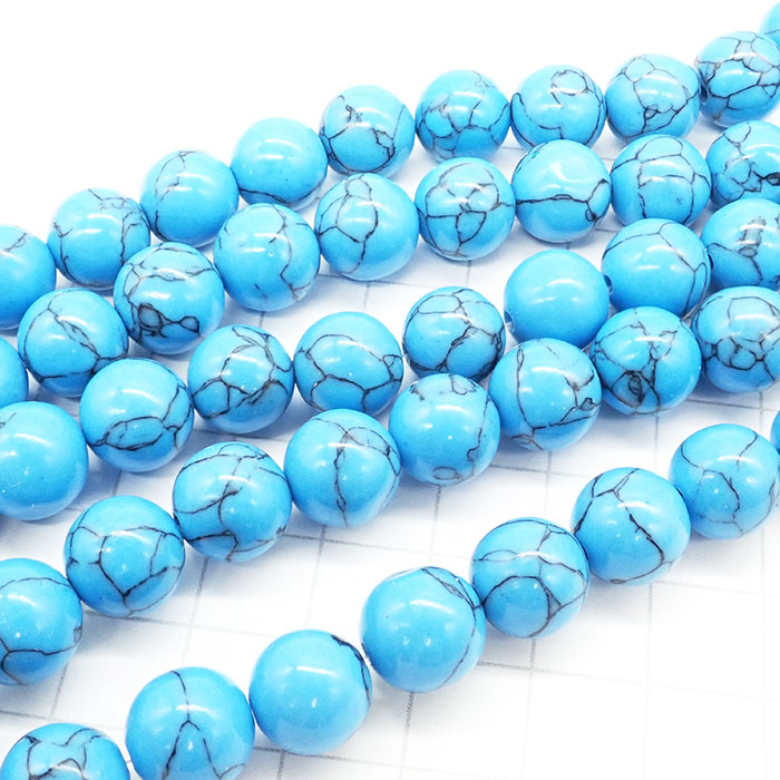 A060 天然 ターコイズ 原石 トルコ石　パーツ 楽天市場】15%オフSALE マラソン☆【合成ターコイズ】【約40cm