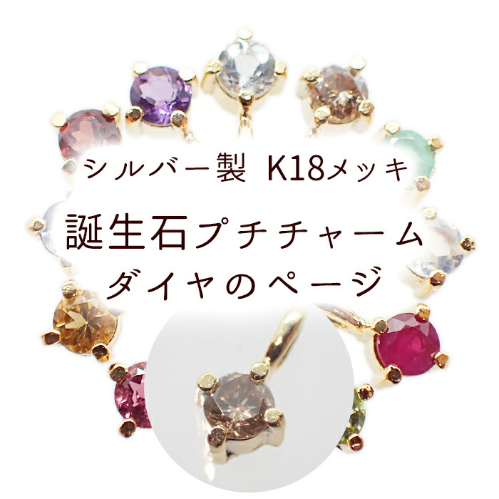 楽天市場】10%オフクーポン 9/15まで☆【1】誕生石プチチャーム