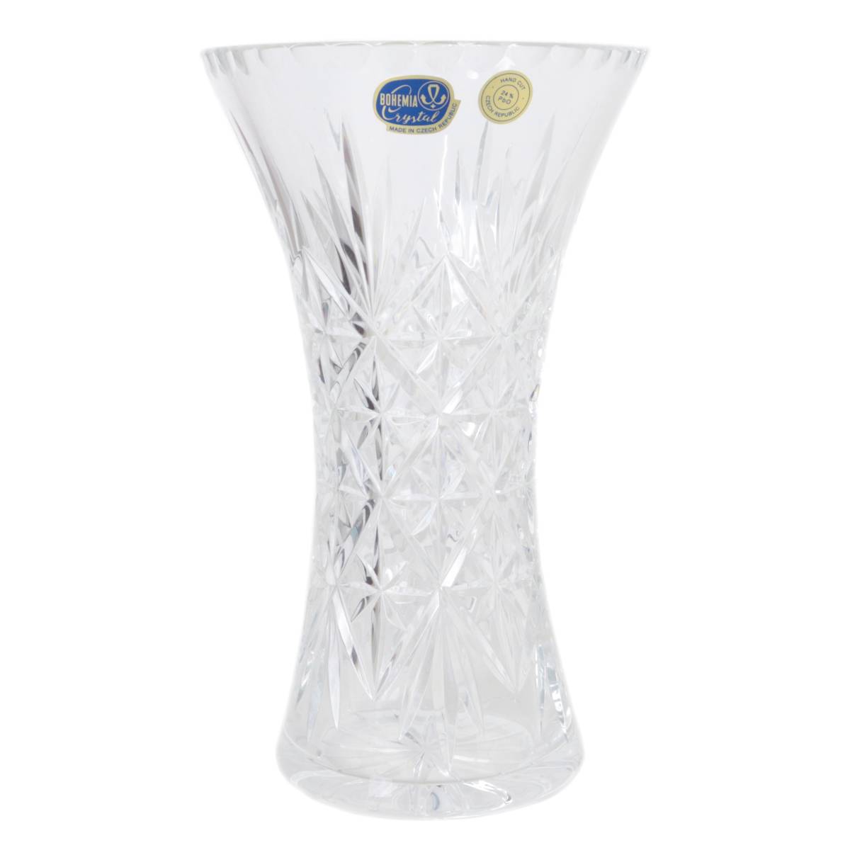 【楽天市場】【中古】 ボヘミアングラス フラワーベース 花瓶 