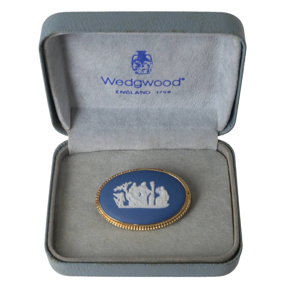 ウェッジウッド　5.46グラム　ブローチ兼ペンダントトップ WEDGWOOD WEDGWOOD/ウェッジウッド ブローチ ブルー FS-nt B