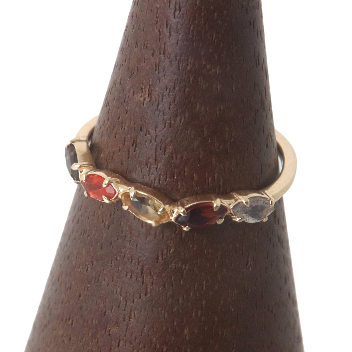 楽天市場】【緑屋質屋】agete(アガット) カラーストーンリング