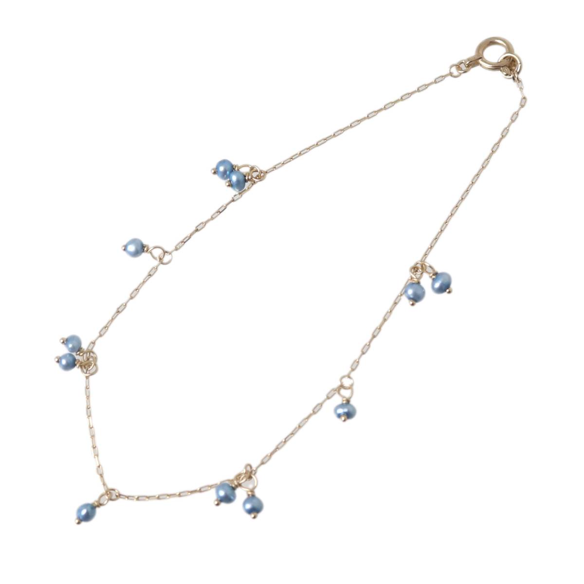 楽天市場】agete アガット クロスモチーフ ブレスレット/K10YG/416-0.8