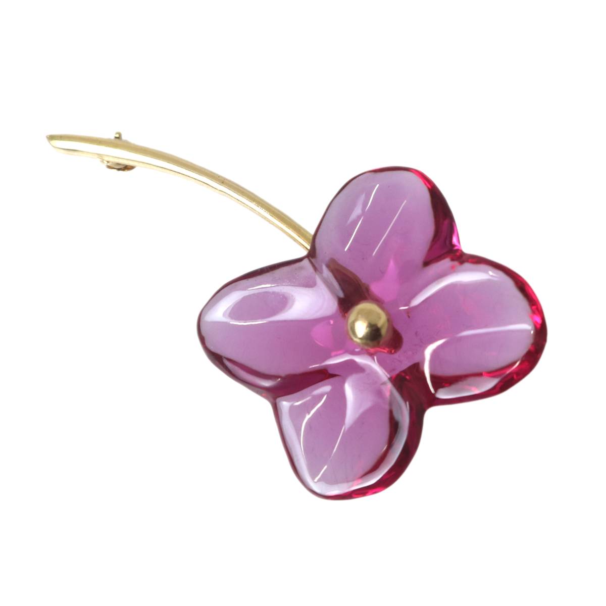 楽天市場】Baccarat バカラ オルテンシア ブローチ K18 フラワー