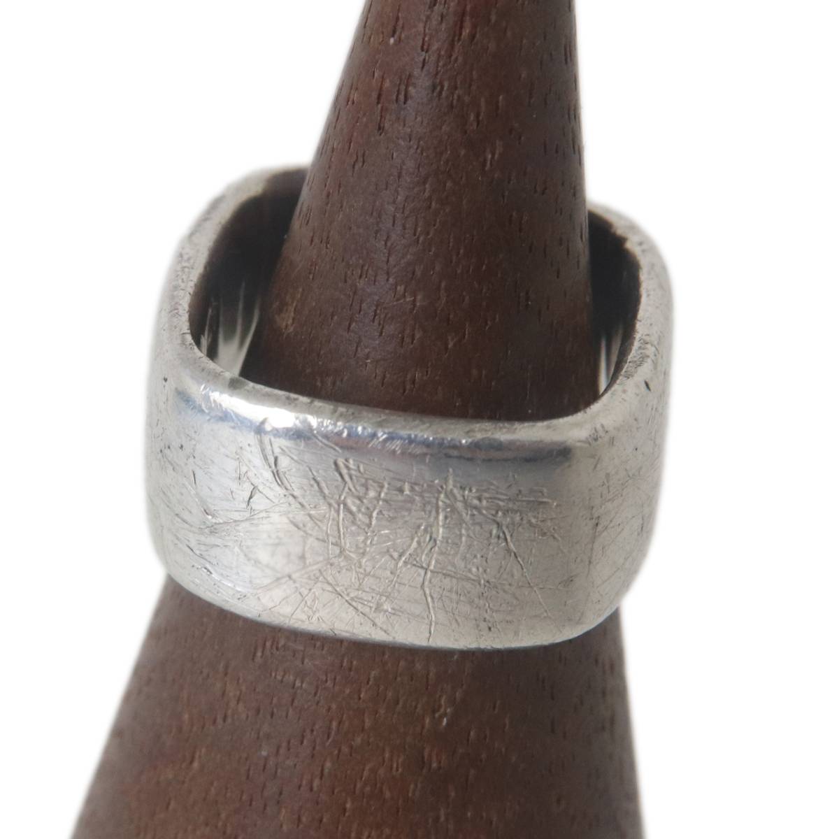 【中古】 Georg Gensen ジョージジェンセン スクエア リング 指輪 Sv925 186 9号 リング幅10mm 重量12.2g NT BCランク