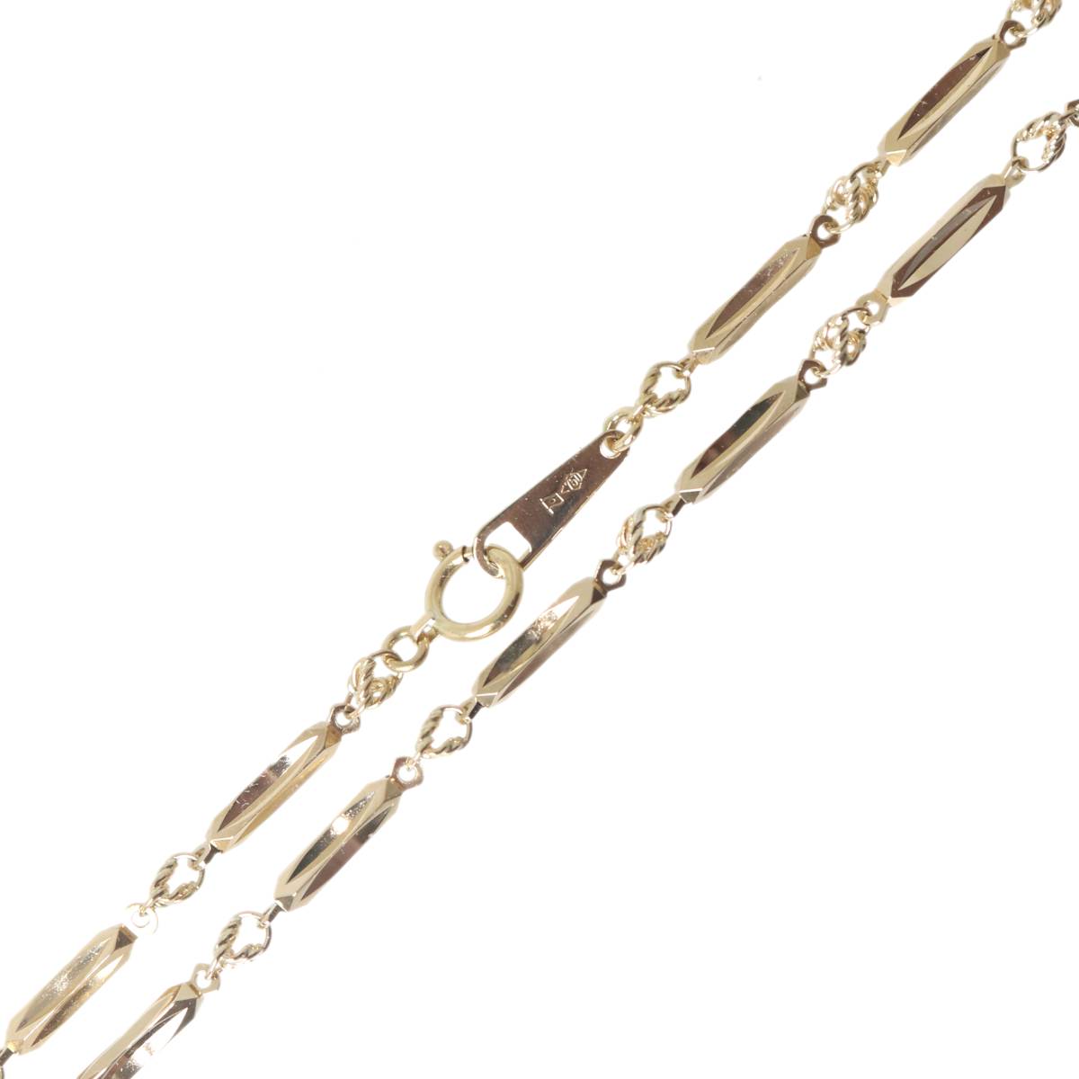 プラチナ　切り子ネックレス　検定マーク付き 楽天市場】喜平 ネックレス Pt900 トリプル 8面 30g 50cm 造幣局検定