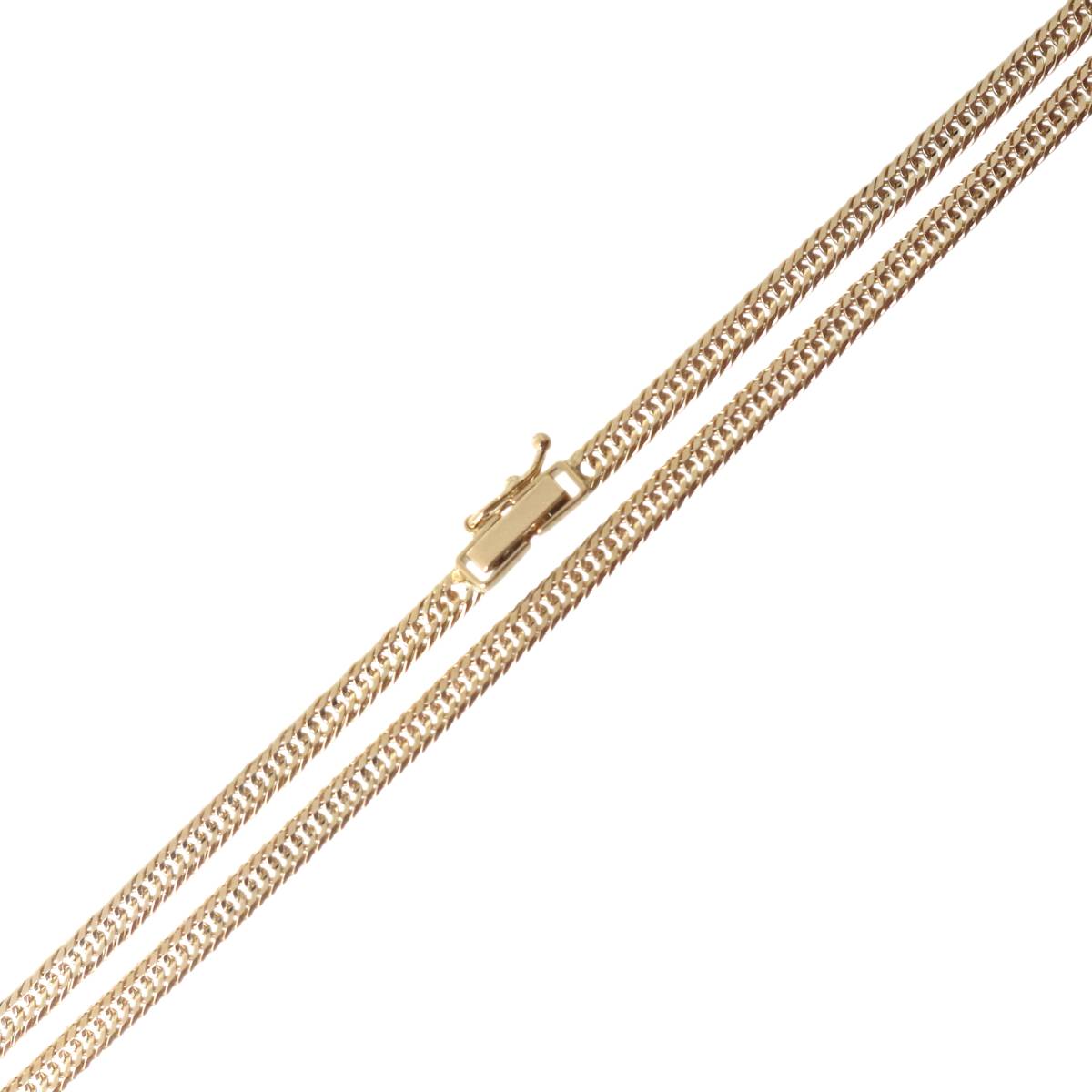 【中古】 喜平ネックレス 12面トリプル チェーンネックレス K18 18金 YG イエローゴールド 造幣局検定マーク 首周り約50cm 重量約12.4g NT 磨き仕上げ品 Sランク