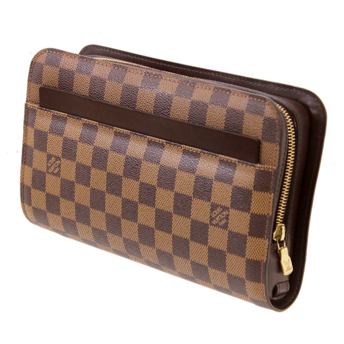 Vuitton ルイヴィトン サンルイ Louis N 中古 サンルイ Es ダミエ Bランク ブランドショップ リバース送料無料 セカンドバッグ Louis Es 在庫1点限り Fl0084 店頭受取対応商品 川崎店