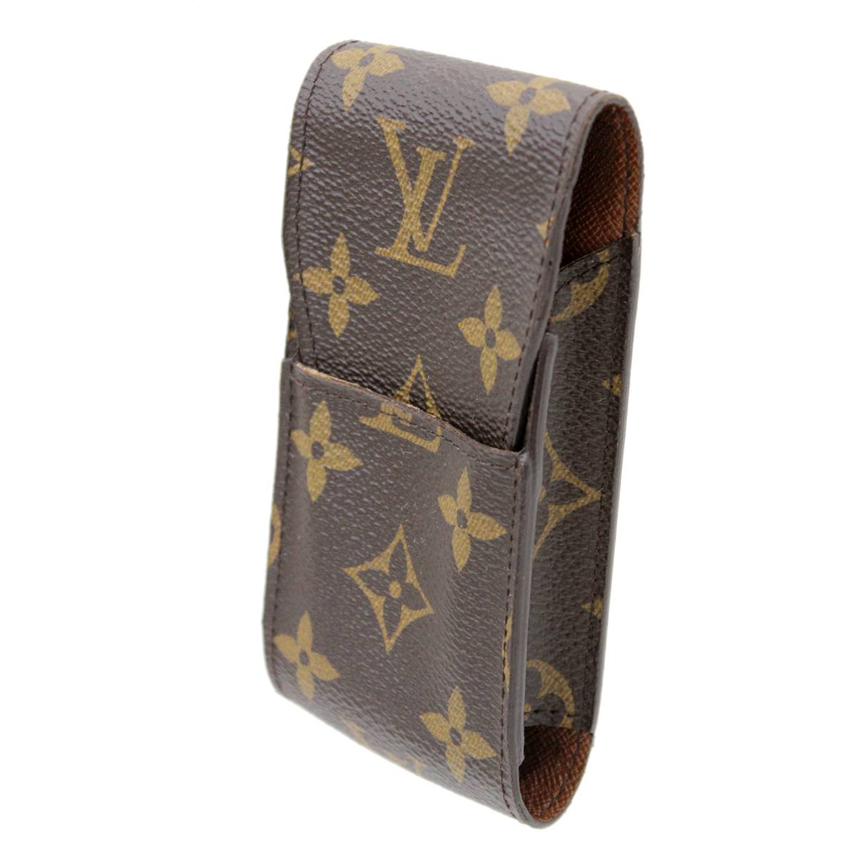 【中古】 LOUIS VUITTON モノグラム エテュイシガレット タバコケース モノグラム M63024 CT5115 ES Bランク