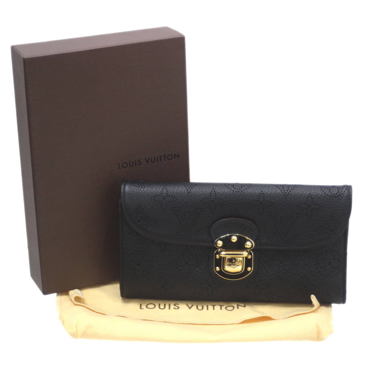 楽天市場】LOUIS VUITTON ルイ ヴィトン マヒナ ポルトフォイユ