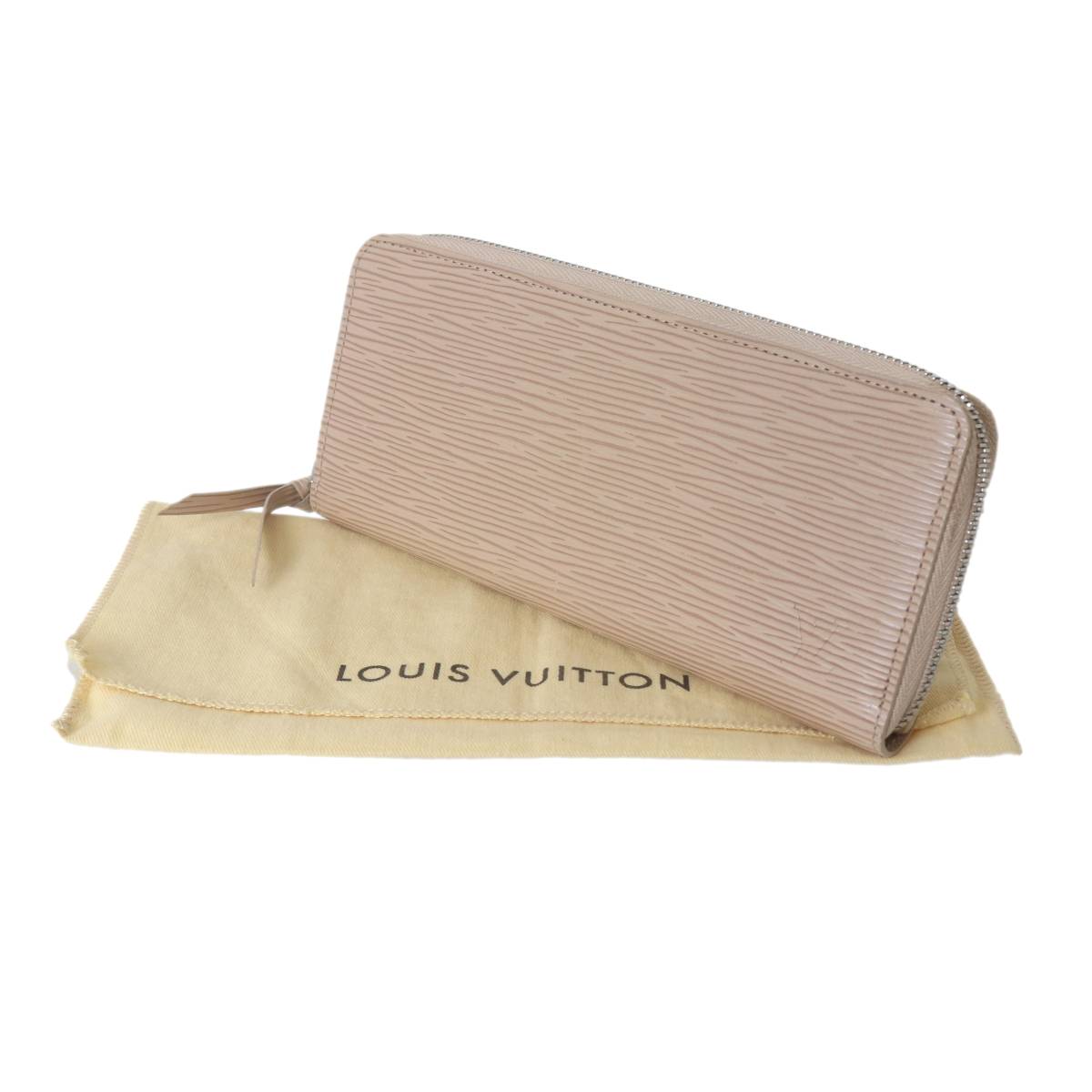 【中古】 LOUIS VUITTON/ルイヴィトン ポルトフォイユクレマンス 長紙入れ エピ ベージュさくら色 M60916 MI1116 保護すること袋 ES AB位置づける