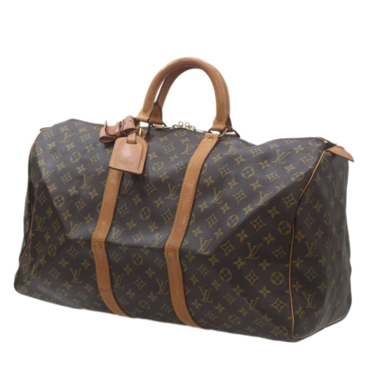 【中古】 LOUIS VUITTON/ルイヴィトン キーポル50 ボストンバッグ モノグラム M41426 MI863ポワニエ、名まえ曳き船 ES B位置づける