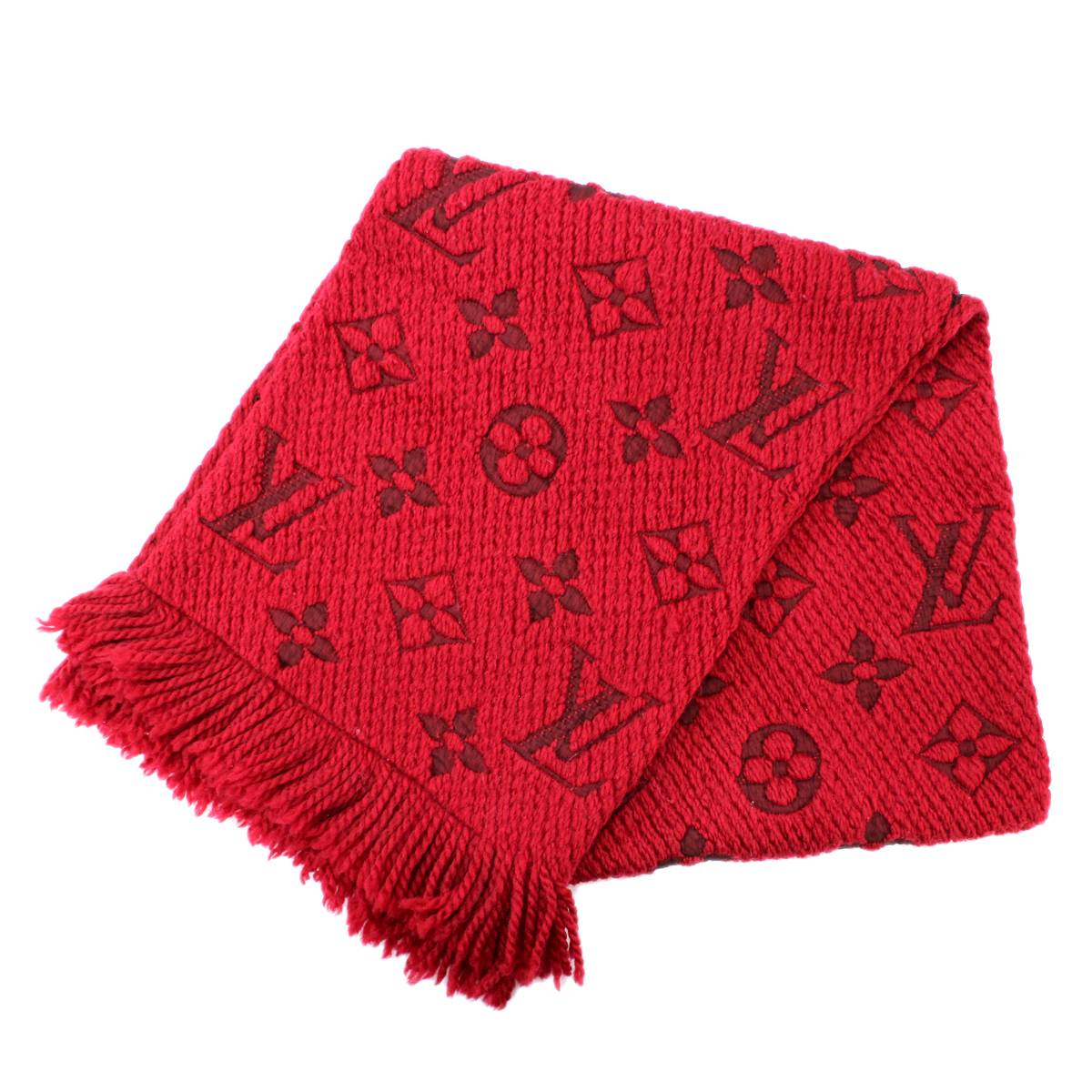 美品 ルイヴィトン マフラー エシャルプカーディフ LVロゴ ブラウン 美品 ルイヴィトン LV マフラー エシャルプ カーディフ ブラウン